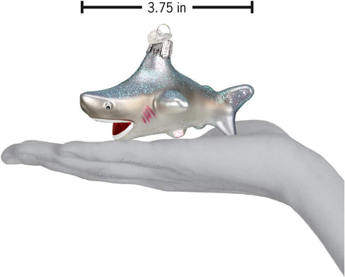 Old World Christmas Shark Glass Blown Ornament for Christmas Tree...