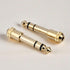 S-6 ?2PACK? Gold Plated 6.35mm (1/4 inch) Male to 3.5mm (1/8 inch) Female Stereo Audio Jack Adapter for Aux Cable, Guitar Amplifier, Headphone, Di...