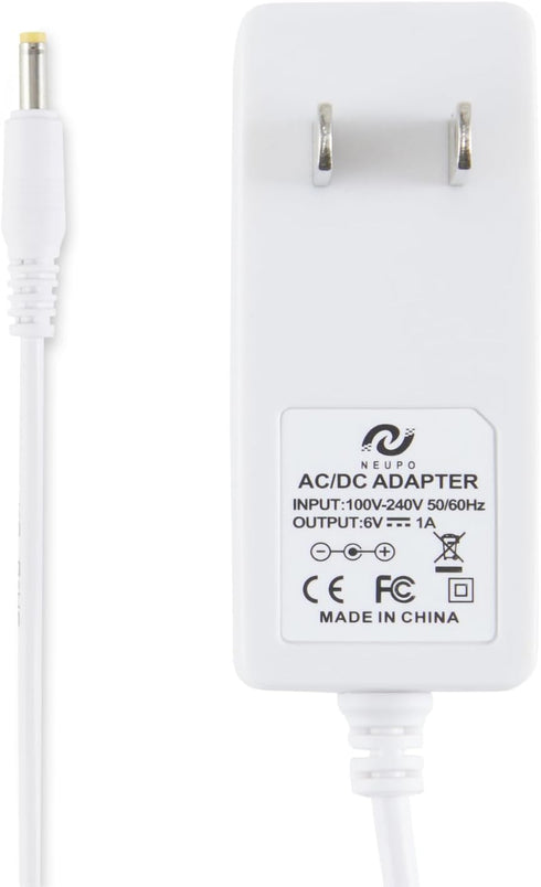 6 Volt Power Supply | Power Adapter Compatible with VTech DM221 DM221-2 DM223 DM251 Parent & Baby Units, DM111 DM112 DM222 DM271 Parent Units only...