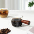 1 Pack Espresso Shot Glass 75ML Triple Pitcher Barista Single Spouts With Wood Handle By BCnmviku...