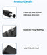 3V 1A Power Adapter Supply 3W AC/DC Adapter 100-240V 50/60Hz to DC 3V 1A Power Supply Transformer with 5.5mm x 2.5mm US Plug for Mini Fan Speaker ...