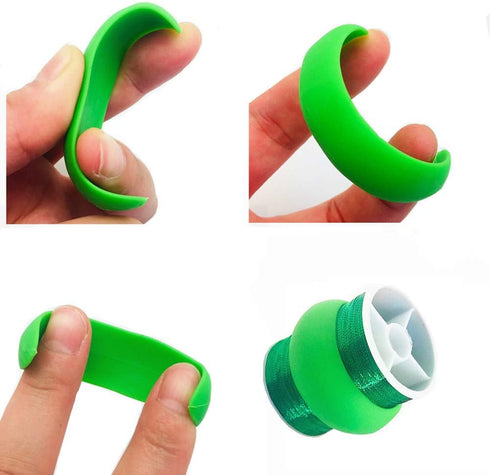 100pcs Thread Spool Savers/Spool Huggers - Prevent Thread Tails from Unwinding for Sewing and Embroidery Machine Thread Spools...
