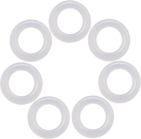 120Pcs Clear Rubber O-Ring Switch Dampeners Keycap white for Cherry MX Key Switch Keyboards Dampers...
