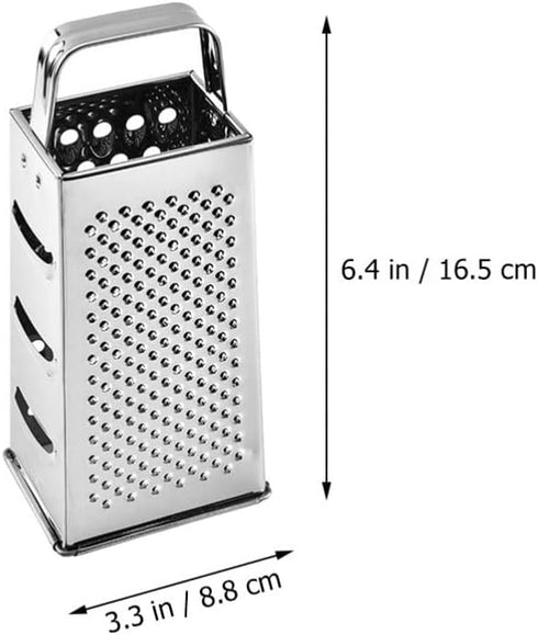 SHERCHPRY Cheese Slicer Cheese Slicer Box Grater Cheese Graters Stainless Steel Vegetable Shredder Mandoline Slicer Nuts Kitchen Slicer Shredder Z...