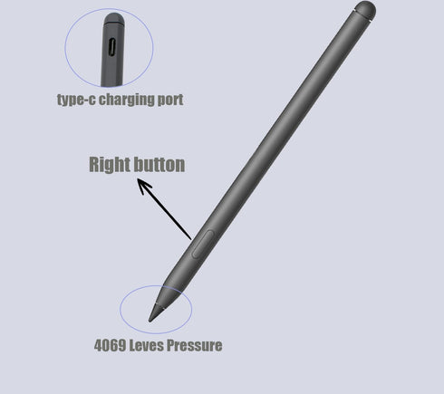 DQ100 Rechargeable MPP 2.0 Tilt Pen Compatible with HP Rechargeable MPP 2.0 Tilt Pen (3J122AA) Compatible for HP Envy x360 Stylus Pen for HP Envy ...