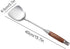 AOOSY Wok Spatula, 15.7 Inches 18/10 Stainless Steel Wok Utensil Metal Wok Spatula with Wooden Handle for Kitchen Use Cooking Utensil...