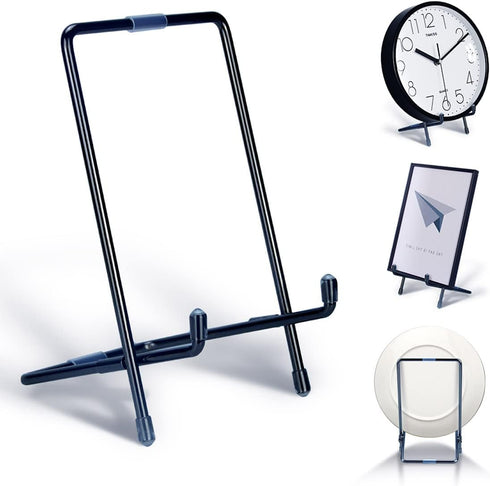 5.6 Inch Display Stand for Plate Stand Plate Holder Iron Easel Display Stand Picture Frame Stand for Picture Decorative Plate Photo Easel (Black)...