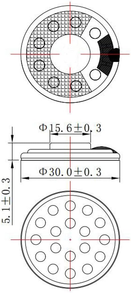 Sleep Ultra Thin Pillow Speakers Replacement Headband Speakers Helmet Speakers with diameter 30mm (3.5mm interface)...