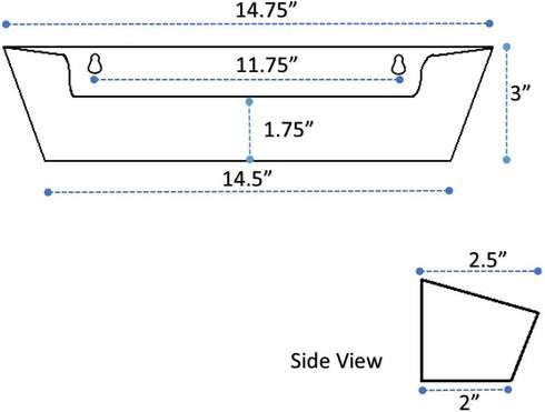 Sink Front Tip-Out Tray (14"-3/4 Tray Only, White)...