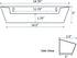 Sink Front Tip-Out Tray (14"-3/4 Tray Only, White)...