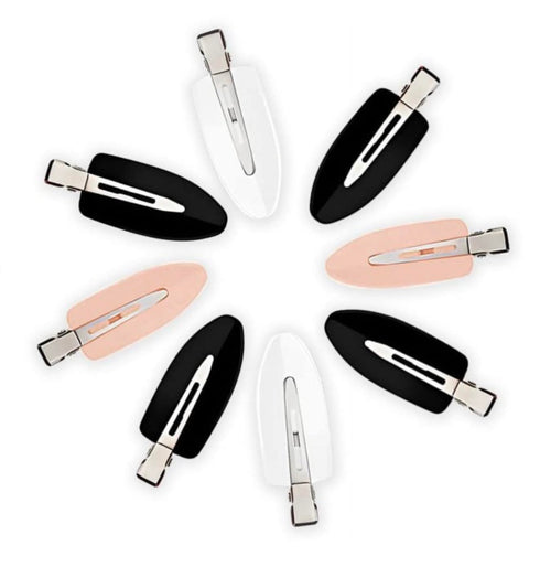 6 Pcs No Bend Hair Clips No Crease Hair Clips for Makeup Application & Hairstyling Set | Styling Duck Bill Clips | Alligator Hair Barrettes | Salo...