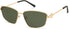 Retro Polarized Sunglasses Vintage Rectangular Metal Frame Sun Glasses AP3635...