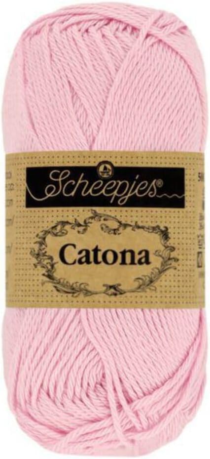 Catona Scheepjes 50gm Mercerized Cotton Yarn (246 ICY Pink)......