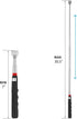 Rechabite 4 Pieces 20LBs Telescoping Magnetic Pickup Tool, with Pen Clip Design, Magnet Stick Rod Extendable 7" to 30.5" for Men, Birthday, Father...