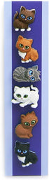 Cat Wine Charms or Drink Glass Markers - Magnetic - Great Birthday or Hostess Gift for Cat Lovers - Set of 6 Cute Kitty Glass Identifiers...