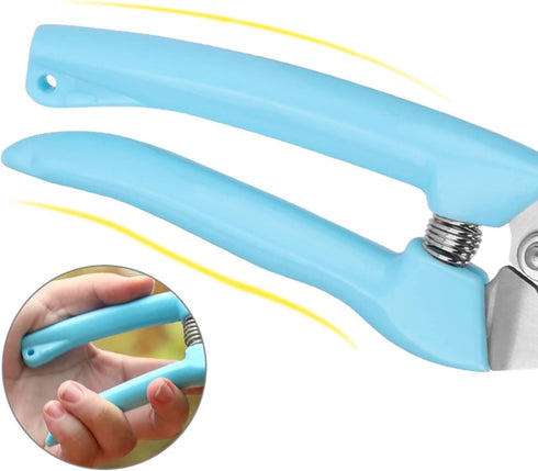 Curve Gardening Scissor with Sharp Stainless Steel Blade Garden Shears for Cutting Flowers Trimming Plants of Yard Florist Flower Rose Herb Hedge ...