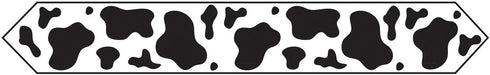 Printed Cow Print Table Runner Party Accessory (1 count) (1/Pkg)...