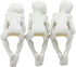 Ebros Glow in The Dark See Hear Speak No Evil Alien Shelf Sitters Set of 3 Extra Terrestrial Creatures Alien Figurines...