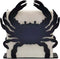 Crab Design Napkin Holder for Table, Modern Metal Iron Dispenser Organizer fit Tissue Paper Mail Bills, Tabletop Napkin Holder Stand for Home Kitc...