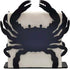 Crab Design Napkin Holder for Table, Modern Metal Iron Dispenser Organizer fit Tissue Paper Mail Bills, Tabletop Napkin Holder Stand for Home Kitc...