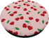 Funny And Cute Pink Smiling Cherry Hearts Pattern For Girls PopSockets Standard PopGrip...