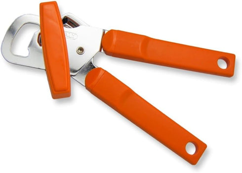 Left Handed Manual Can Opener, Orange Handle...