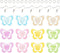 Butterfly Earring Making Kit 12Pcs Butterfly Acrylic Pendants with 20Pcs 304 Stainless Steel Earring Hooks 20Pcs 304 Stainless Steel Jump Rings fo...