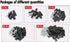 Chain Link Fence Sign Mount, Fence Sign Fastener Bracket, Fit for All Chain Link Fence, Black 8 Packs...