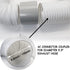 Air Conditioner Hose Extention Coupler 5.9 Inches, Support Clockwise & Counter-Clockwise Thread AC Hose, Suit for AC Hose Coupling Extension...