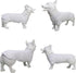 Lovelonglong Pet Clothing Dog Costumes Dachshund Clothes Blank T-Shirt Tee Shirts for Dachshund Dogs,Corgi 100% Cotton White D-XL...