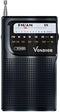 AM FM Battery Operated Portable Pocket Radio - Best Reception and Longest Lasting. AM FM Compact Transistor Radios Player Operated by 2 AA Battery...