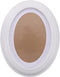 Garneck Oval Wood Picture Frame Wall Hanging Decoration 7 Inch - Send Seamless Nail and S Nail (White)...