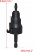 1Set Tools Power Conduit Reamer with Improved Bit Retention 1/2in,3/4in and 1in Wrench Sturdy and Accuracy Repair Tools Power Conduit Reamer Wrenc...