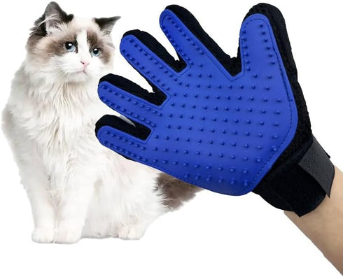 Pet Grooming Gloves Cat Brushes for Gentle Shedding - Efficient Pets Hair Remover Mittens - Dog Washing Gloves for Long and Short Hair Dogs & Cats...