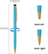 15 Pack Stylus Pens for Touch Screens Stylus Pen Compatible with Phone Tablets Kindle and Black Ink Ballpoint Pens-2 in 1 stylists pens for touch ...