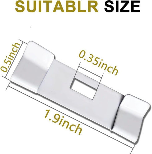 Vertical Blind Repair Vane Savers, 25PCS Metal Vertical Blind Repair Tabs, Vertical Blinds Repair Kit for Vertical Blinds Replacement Slats...