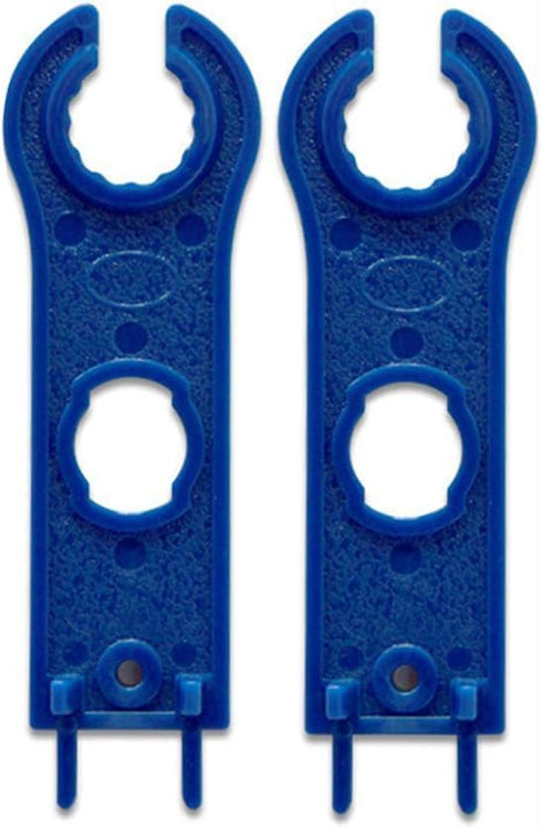 2Pcs Blue Home Improvement Tools 2Pcs Solar Panel MC4 Connector Spanner Wrench Quick Connect Disconnect Tool Hand Tools Multi Handyman Tool Multit...