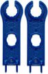 2Pcs Blue Home Improvement Tools 2Pcs Solar Panel MC4 Connector Spanner Wrench Quick Connect Disconnect Tool Hand Tools Multi Handyman Tool Multit...