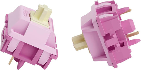 Akko V3 Creamy Purple Pro Keyboard Switch for Mechanical Gaming Keyboard, 5-Pin 30gf tactile Switches (45pcs)...
