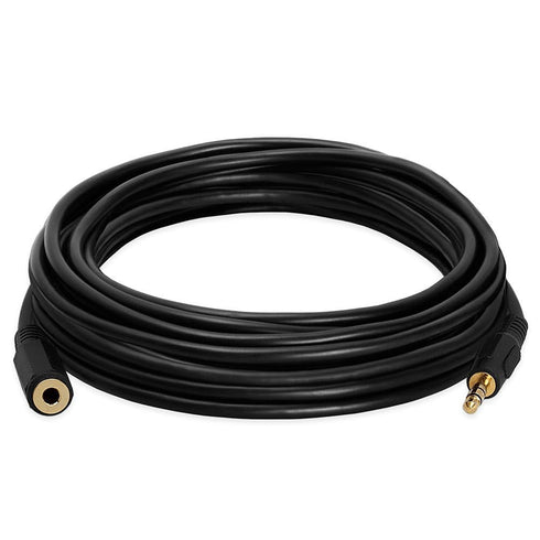Cmple - 3.5mm 1/8" Stereo Audio Aux Headphone Cable Extension Cord Male to Female 25 Feet...