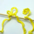 Plush Faux Fur Bulky Yarn, Super Soft Fluffy Fuzzy for Knitting Crocheting Crafting, 100 Gram (3.53 Ounces) 109 Yards (100 Meters) (Yellow) (3 Ske...