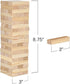 ArtCreativity Wooden Tower Game, Wood Tumbling Blocks Set with 54 Pieces, Fun Indoor Game Night Games for Kids, Adults & House Parties, Developmen...
