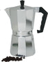 Authentic 6 Cup Demitasse Shot Aluminum Stovetop Espresso Maker by Home Basics | Safety Release Valve | Italian Style Moka Pot for Rich, Aromatic ...
