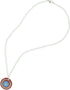 Marvel Comics Officially Licensed Hypoallergenic Stainless Steel Captain America Shield Chain Pendant Necklace, 16"...