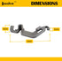 6PCS/PACK Reliable W10082853 Dishwasher Tine Pivot Clip. Replacement Part Fits for Whirlpool Kenmore Kitchenaid Dishwasher and Replaces W10082853 1446946, AH1734891, EA1734891, PS1734891, LP13747
