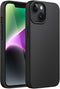 JETech Silicone Case for iPhone 14 6.1-Inch, Silky-Soft Touch Full-Body Protective Phone Case, Shockproof Cover with Microfiber Lining (Black)...