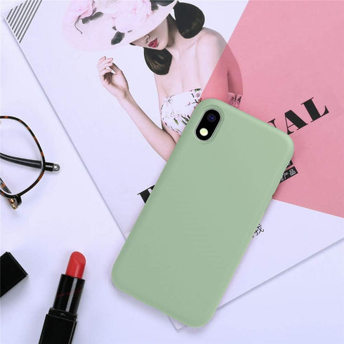Silicone Case for Samsung Galaxy A10e - Gel Rubber Full Body Protection, Shockproof, Slim Fit, Drop Protection (Green)...