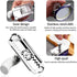 JURUN Jar Opener for Weak Hands, Jar Bottle Opener Tool for Seniors with Arthritis, Kitchen Gadgets With Lid Opener & Silicone Gripper Pad for Ope...