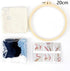 Punch Needle Embroidery DIY Strawberry Cross Stitch Hoop Craft Kits Handcraft Embroidery A, YSM-PD-75......