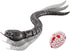 Liberty Imports 16 Inch Remote Control Rattle Snake Toy, Realistic Reptile Robot with Egg Shaped Infrared Receiver, RC Snake Prank Toy Ideal Gift ...